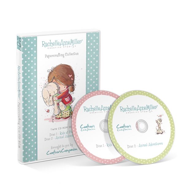 Rachelle Anne Miller Papercrafting Collection Twin CD-ROM