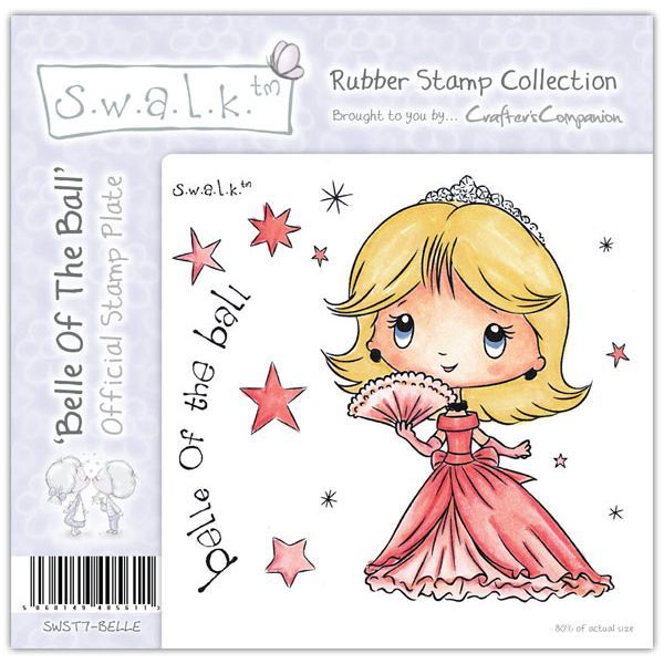 S.W.A.L.K. - Unmounted Rubber Stamp - Belle of the Ball