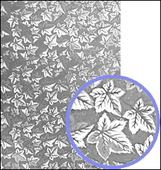 DISCONTINUED Dufex BULK PACK of 25 Falling Leaves Silver Texture