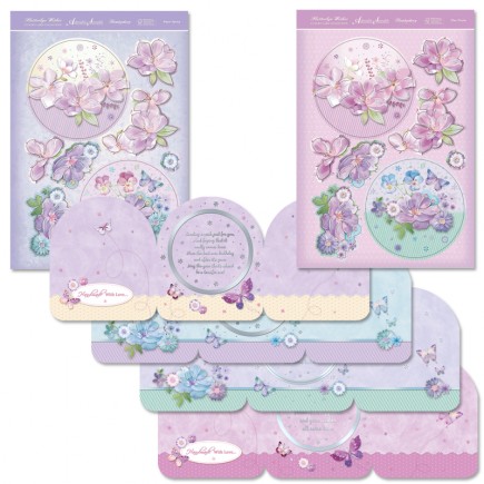 Flutterbye Wishes Domed Aperture Card Kit