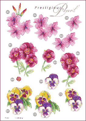 Prestigious Pearl 3D DIE CUT Decoupage 531