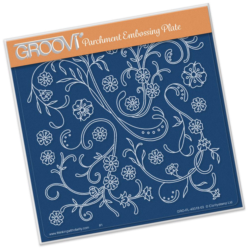 Groovi Jayne\'s Flourishes Plate A5