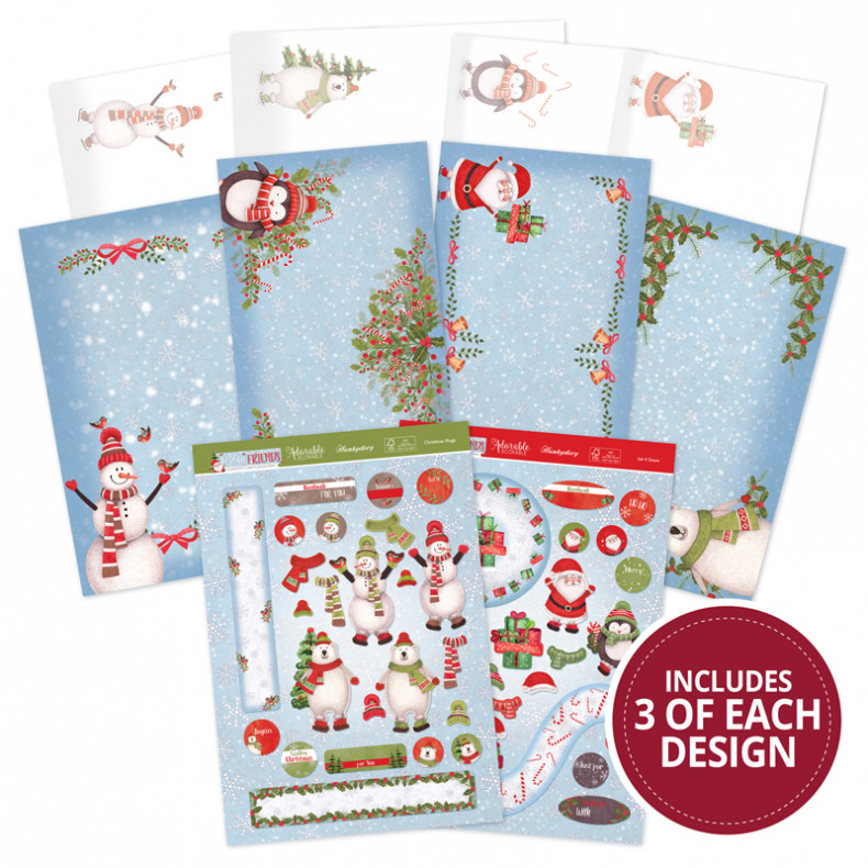 HD Frosty Friends Festive Slider Concept Card Collection