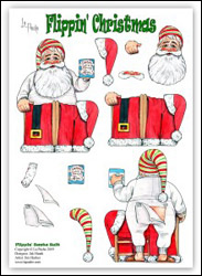 Flippin\' Xmas Decoupage & Free Background - Santa Suit