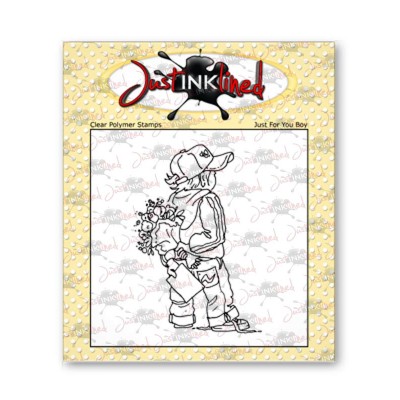 Just Inklined Clear Polymer Stamp Just For You Boy