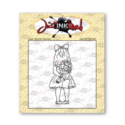 Just Inklined Clear Polymer Stamp Just For You Girl
