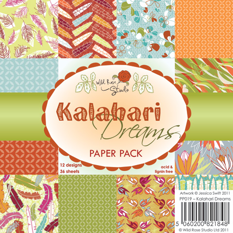 DISCONTINUED WRS Kalahari Dreams 6 x 6 Paper Pack