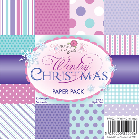 DISCONTINUED WRS Wintry Christmas 6 x 6 Paper Pack