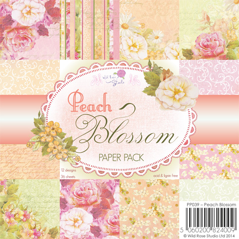 DISCONTINUED WRS Peach Blossom 6 x 6 Paper Pack