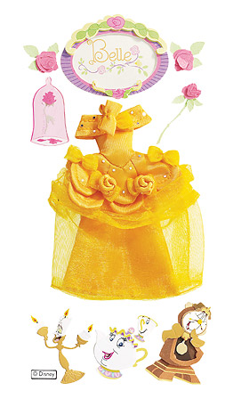 3D Belle Princess dresses
