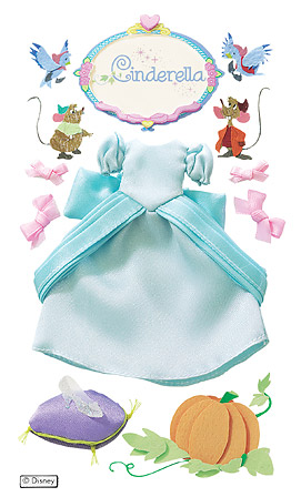 3D Cinderella Princess dresses
