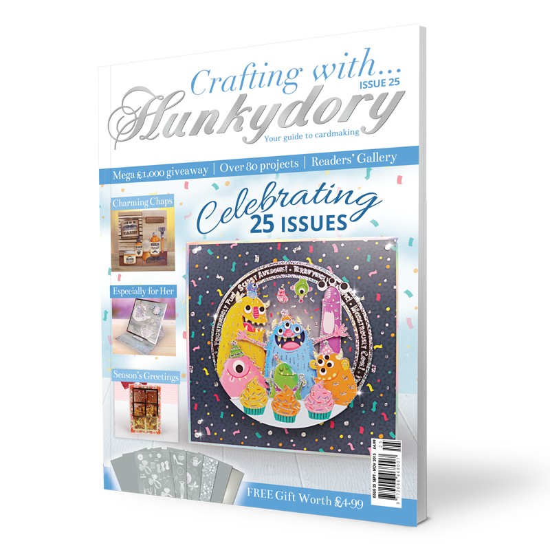 DISCONTINUED Crafting with Hunkydory - Issue 25 plus FREE gift