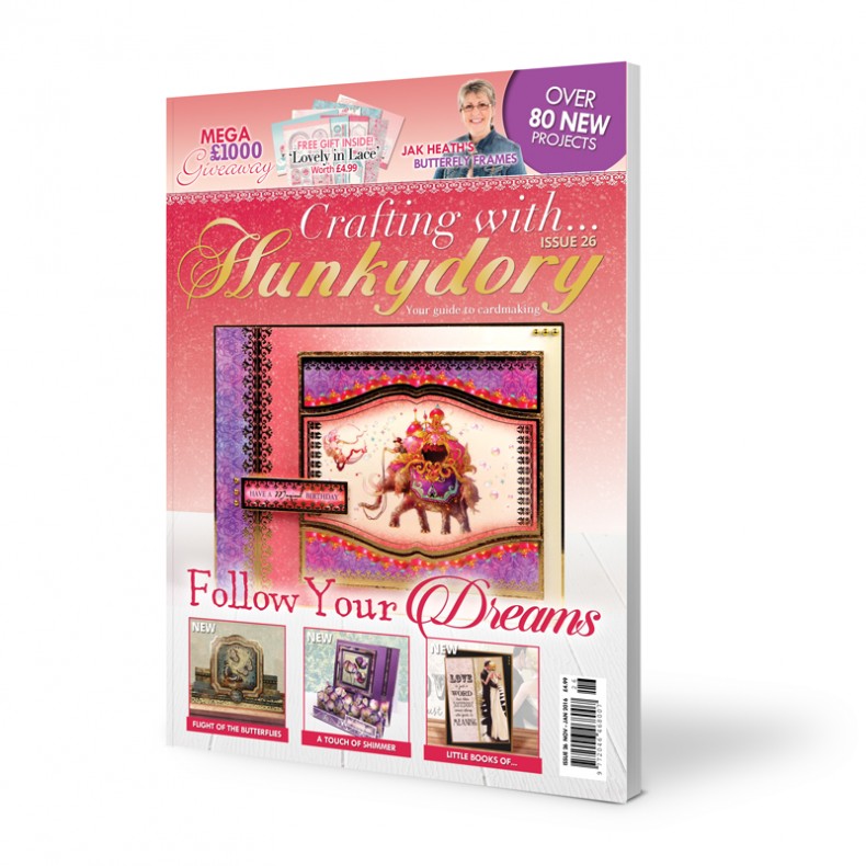 DISCONTINUED Crafting with Hunkydory - Issue 26 plus FREE gift