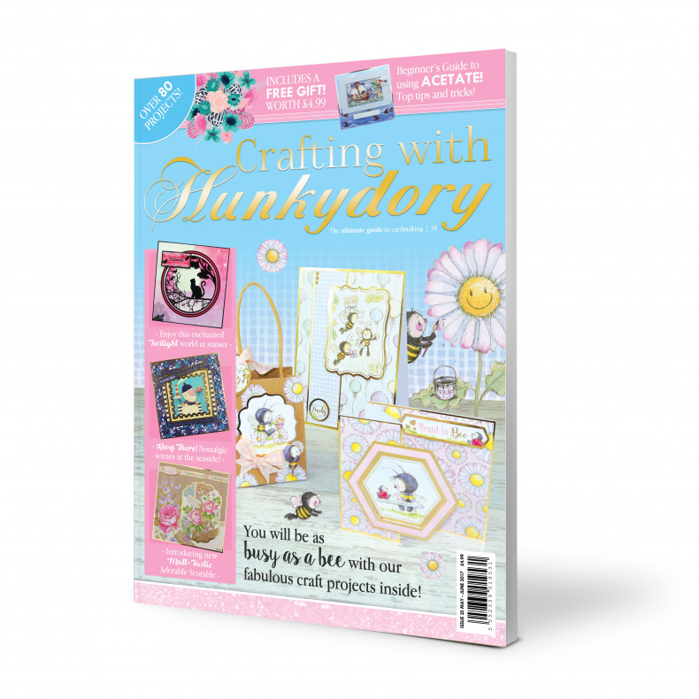 DISCONTINUED Crafting with Hunkydory - Issue 35 plus FREE gift