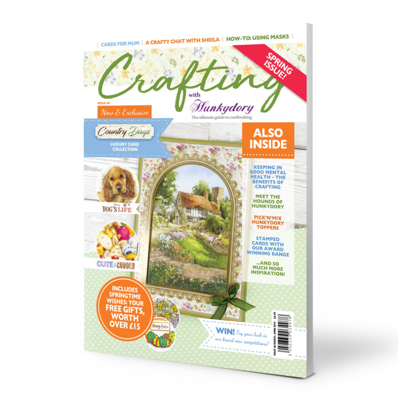 HD Crafting with Hunkydory - Issue 46  plus FREE gift