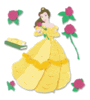 Belle with flowers