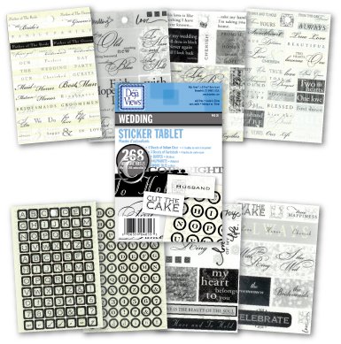 Deja Views Sticker Tablets ~ Wedding