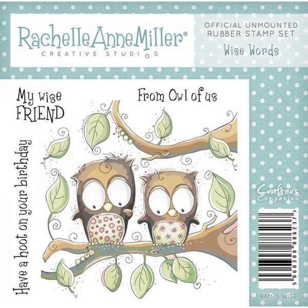 Rachelle Anne Miller - Rubber Stamp Animals - Wise Words