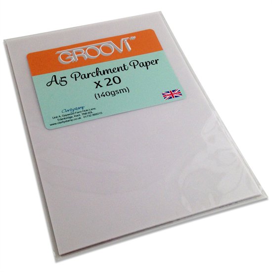 Groovi Parchment Paper A5 x 20