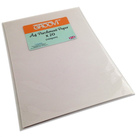 Groovi Parchment Paper A4 x 20